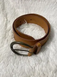 本革 レザーベルト ブラウン ヴィンテージ シンプル メンズ レディース