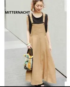 MITTERNACHT リネンマキシジャンパースカート