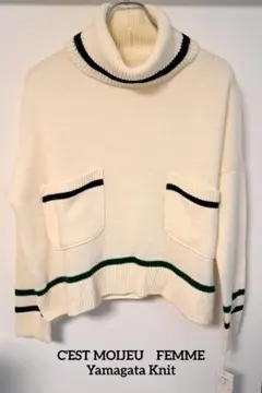 新品C'EST MOIEU FEMME Yamagata Knit アイボリーのサムネイル