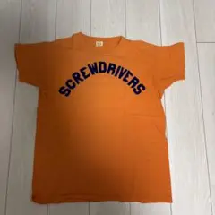 USA製 70s 金タグ RUSELLXL Tシャツ オレンジ XL