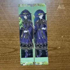 ⭕️ ツイステ ブルームバースデー 特典 クリアしおり マレウス セベク セット