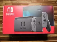 Nintendo Switch グレー　バッテリー強化モデル　専用ポーチ付き
