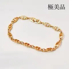 極美品 ディオール CD dior ブレスレット ゴールド レディース Y889