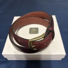 オールデン ベルト　カーフ　バーガンディ　サイズ32 オールデン ベルト カーフ バーガンディ サイズ32 オールデン