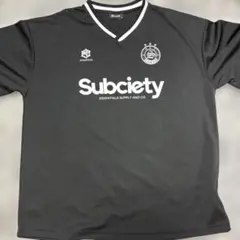 Subciety 黒 Vネック Tシャツのサムネイル
