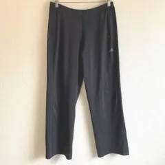 adidas アディダス トラックパンツ ジャージ ブラック 3本ライン L