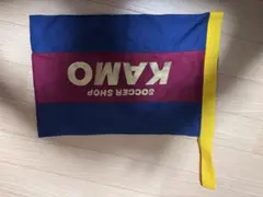 KAMOオリジナル シューズケース 紺×えんじ×紺×金