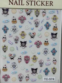 ラブブ ネイルシール サンリオ ハロウィン