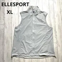 ELLESPORT グレー ベスト XL ランニング ゴルフ スポーツ