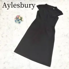 ♡美品♡アリスバーリー＊レトロ ドット 水玉 半袖 ワンピース 9号 M