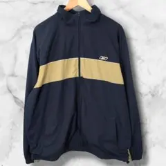 90s vintage リーボック Reebok XL 紺 ナイロンジャケット