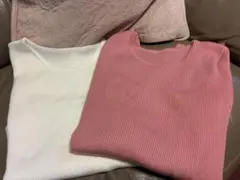2枚⭐︎新品⭐︎シーイン　DAZY リブニット　リブセーターxs ユニクロ