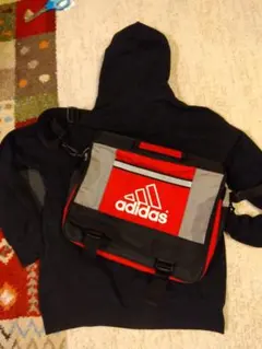 y2k adidas メッセンジャーバッグ　ショルダーバッグ　3way　ACE社