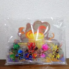 戦隊レッド　くじ引き堂　キズナファイブver　アクリルジオラマ　A賞　全員集合