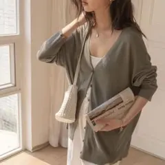 【新品】カーディガン、他4点セット、ヘアークリップと二つ折り財布プレゼント付！