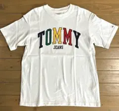 TOMMY JEANS トミー ジーンズ ロゴTシャツ ホワイト Sサイズ