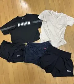 PUMA adidas NIKE Ｔシャツ　ショートパンツset 5枚