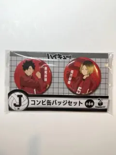 ハイキュー!! Happyくじ コンビ缶バッジセット