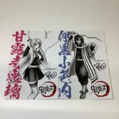 銀魂　映画　特典ポストカード　伊黒　甘露寺33-0316-3