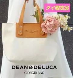 週末値下★タイ限定★DEAN & DELUCA キャンバストート　Giorgio