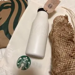 Starbucks ステンレス水筒 473ml マットホワイト