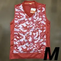 プーマ　ベスト　赤　迷彩　ゴルフウェア　新品未使用　M