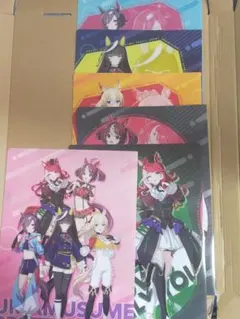 ウマ娘 クリアファイル 6枚 ファミリーマート