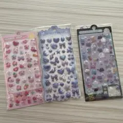 3Dキャラクターシールセット 3パック