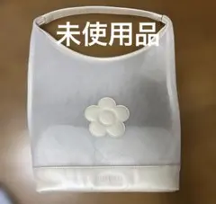 【新品】MARY QUANT ホワイト メッシュデイジー トート