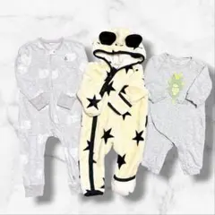 【ベイビー男の子まとめ売り】長袖長ズボンロンパース アウター(80)春秋冬