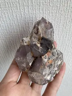 高品質 カルール産 エレスチャル アメシスト 原石 紫水晶 - メルカリ