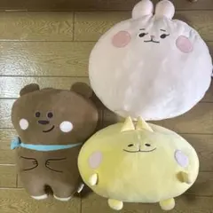 ぬいぐるみ 3点セット ウサギ・クマ・ネコ