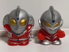 ウルトラウーマンベス　ウルトラマンUSA　指人形　ソフビ　2体　レトロ