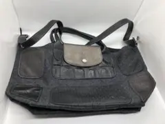 【限定デザイン】ロンシャン プリアージュ　フェルト素材　グレー　Sサイズ