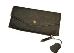 スリム財布　本革財布　薄型　財布　カードケース　ブラック　黒　スマホ財布