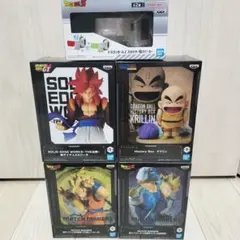 ドラゴンボール フィギュア クリリン　ゴジータ　孫悟空　魔人ベジータ　スカウター