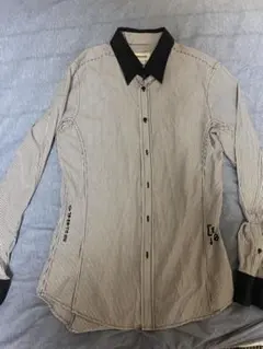 貴重！DIESEL ディーゼル ストライプ 長袖シャツ 冬服 古着