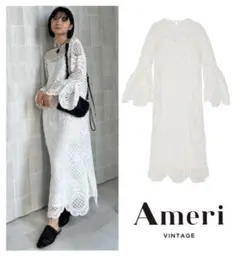 MEDI INDIAN BIG LACE DRESS ameri vintage - メルカリ