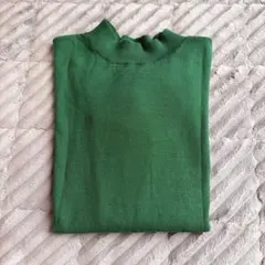 緑ニット 緑長袖ニット