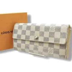 LOUIS VUITTON✨長財布　ポルトフォイユサラ　ダミエ　アズール　10枚