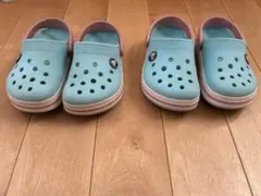 CROCSキッズサンダル サイズC9、C10