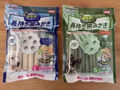 ドギーマン 長持ち歯みがきガム Lサイズ×1袋、Sサイズ ×1袋のサムネイル