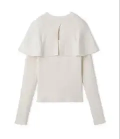 Snidel スナイデル Sustainable2wayケープニットプルオーバー