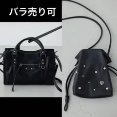 nyanme ねこちゃん巾着バッグ ブラック - メルカリ