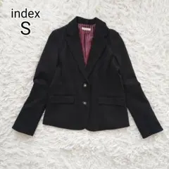 塩分様専用【S】インデックス　テーラードジャケット　黒　レディース