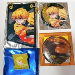 鬼滅の刃　無限城編　善逸　ワッペンチャーム　缶バッジ ピンズコレクション