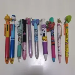 ディズニーキャラクター付きボールペン10本セット
