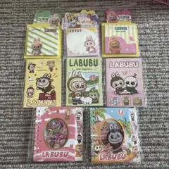 LABUBUメモ帳付箋セットカラフル