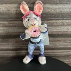 ズートピア10周年　ジュディ　ぬいぐるみキーホルダー