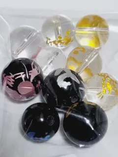 9524 天然石 刻印アソート 四神 他